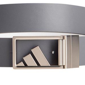 New ADIDAS Trophy Tour Golf Belt Reversible Gray/WHITE